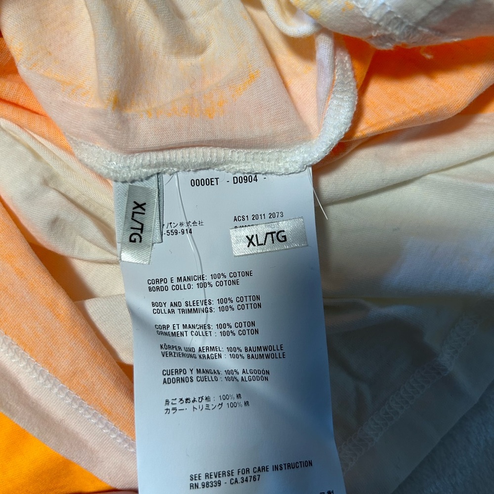 Prada Orange and White Crewneck T-Shirt - Picture 5 of 5